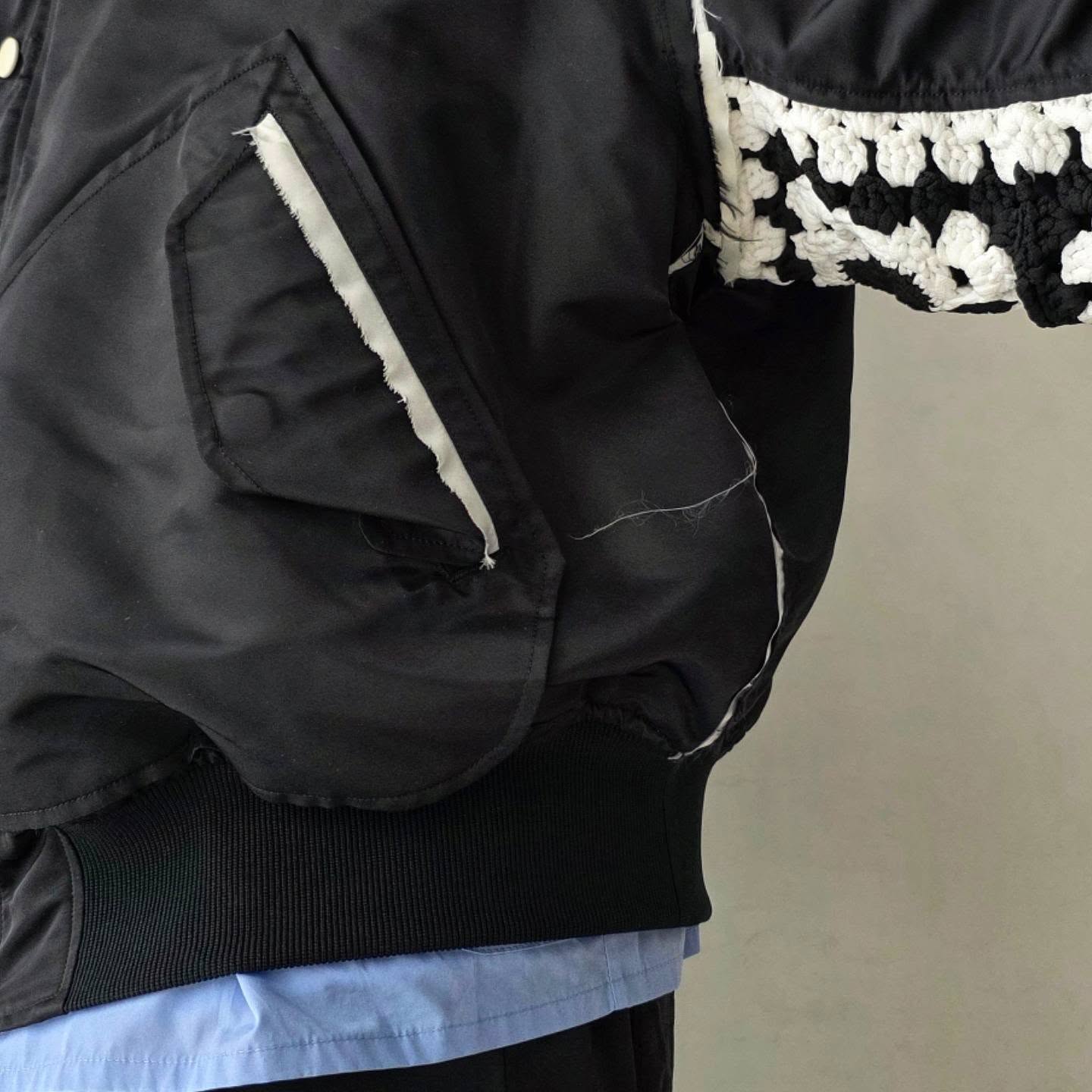 DISCOVERED / Playcard Crochet Sleeve MA-1