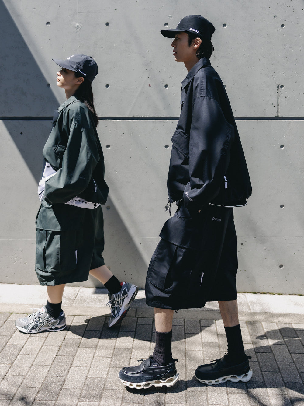 CLESSTE / +Phenix Windstopper ® By Gore-tex Labs City Mega Pocket Balloon Cargo Half Pants (Black)