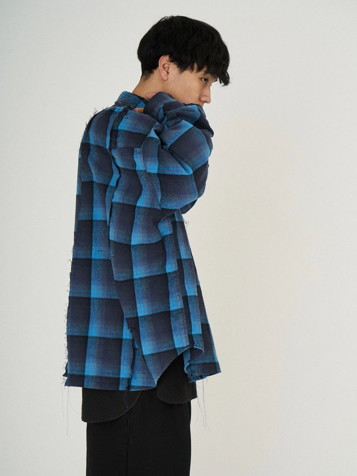 DISCOVERED / Switch Nel Shirts (Blue)