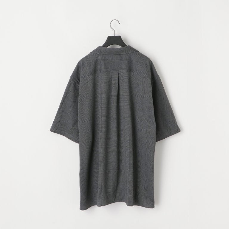 KANEMASA PHIL / 28G Loop Yarn Glen Check Ether Shirt (Grey)