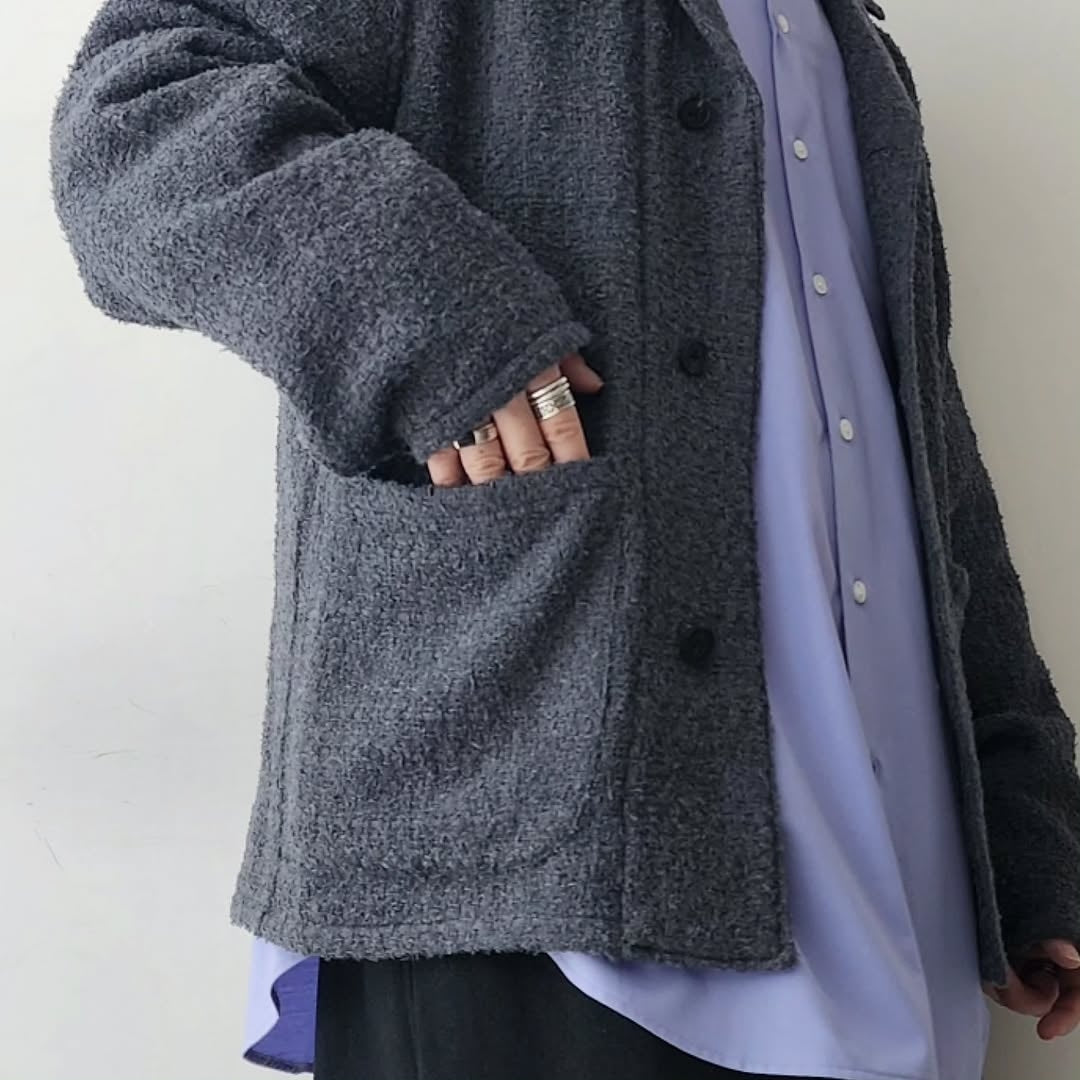 NONNOTTE / Draping Shirt Jacket