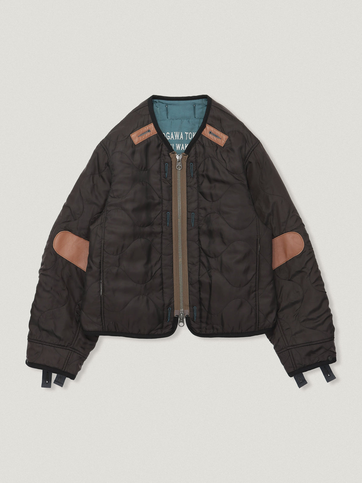 ELEPHANT TRIBAL FABRICS / Reversible Chiba Jan (Sax x Brown)