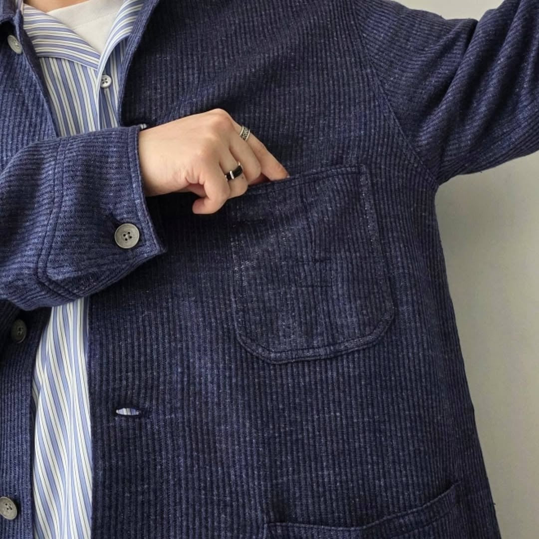 SABY / Workers Jacket Type S.B - Bishu Japan Linen Mesh Jacquard FAB -