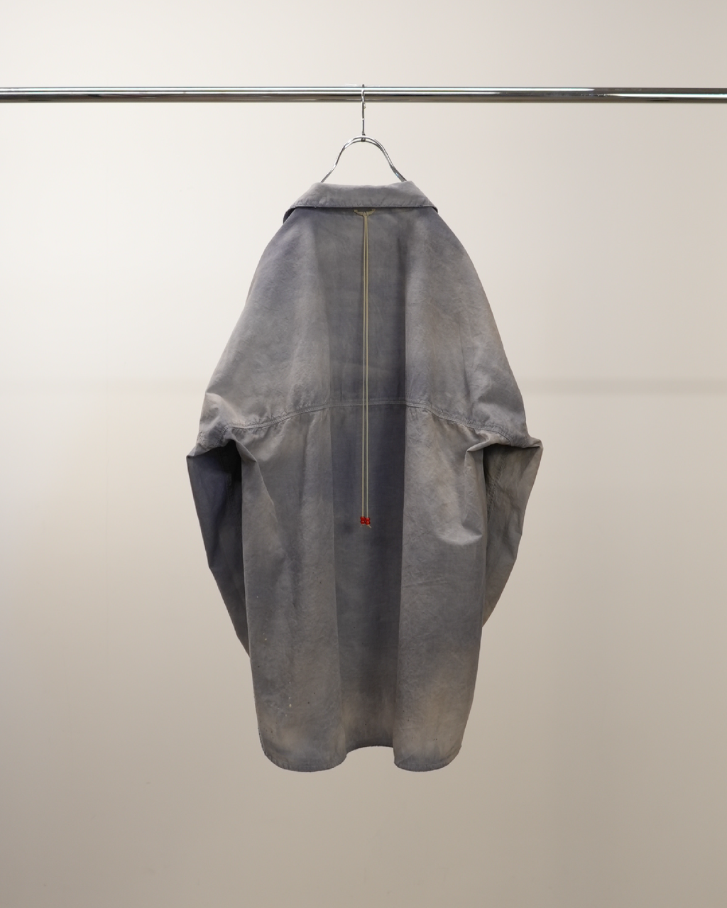 ANCELLM / Aging Chambray Long Shirt