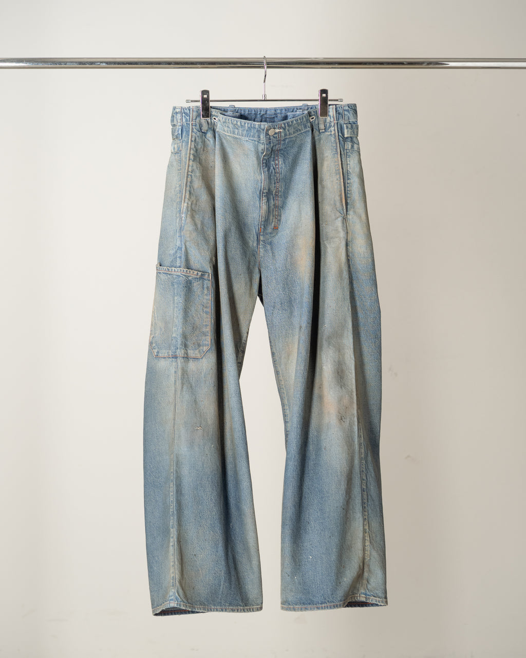 ANCELLM / Denim Painter Pants (Indigo)