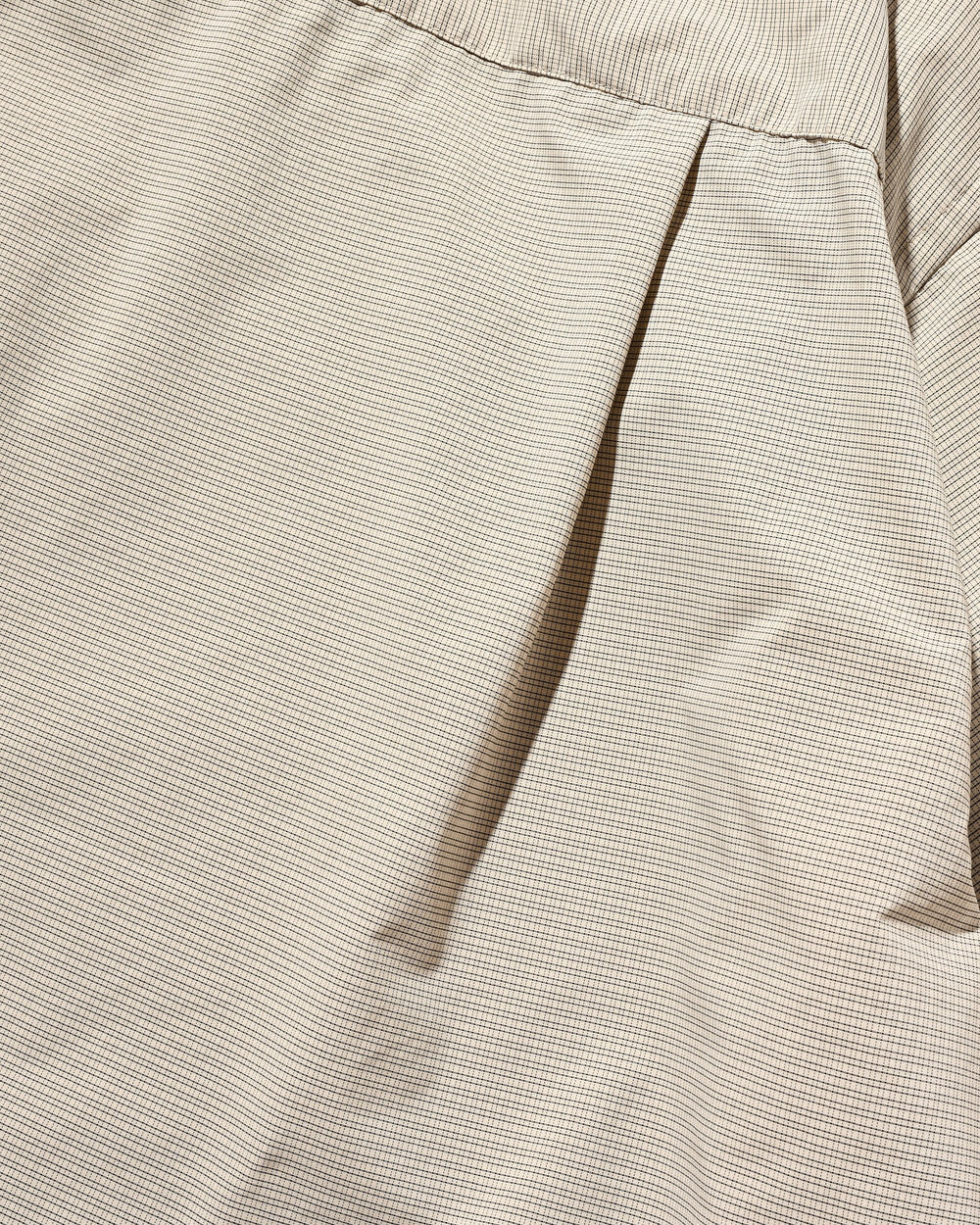 CLESSTE / Mini Plaid S/S Pullover Shirt (Beige)