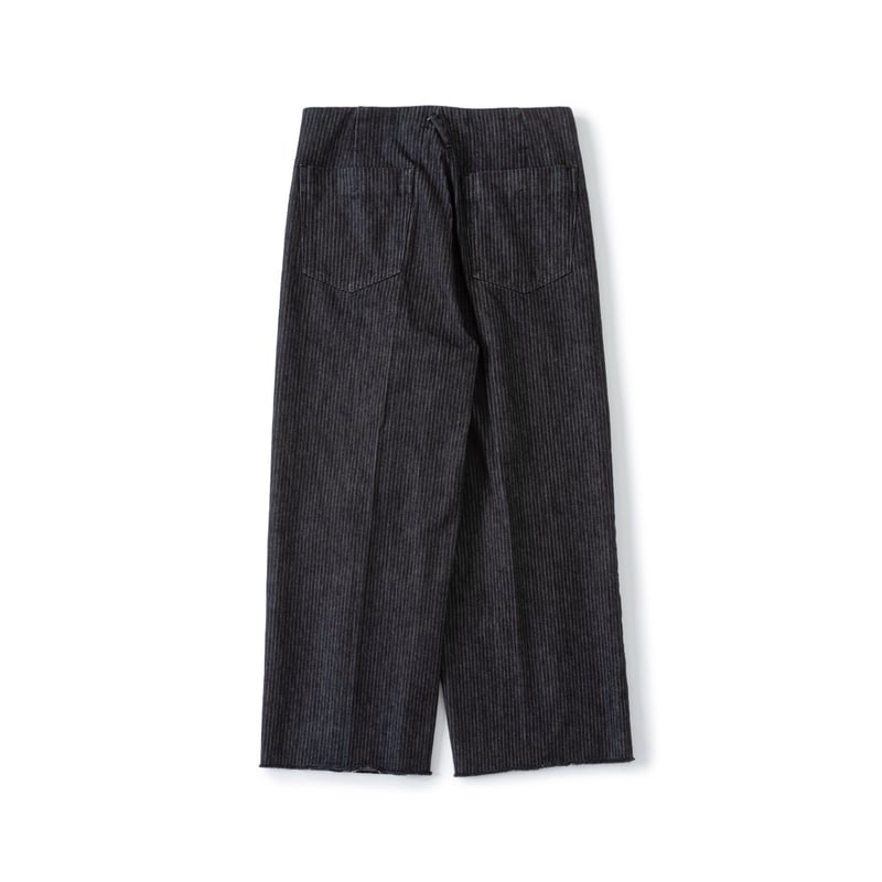 SABY / Tuck Baggy Type 2 - Stripe Denim One Wash - (Black OW)