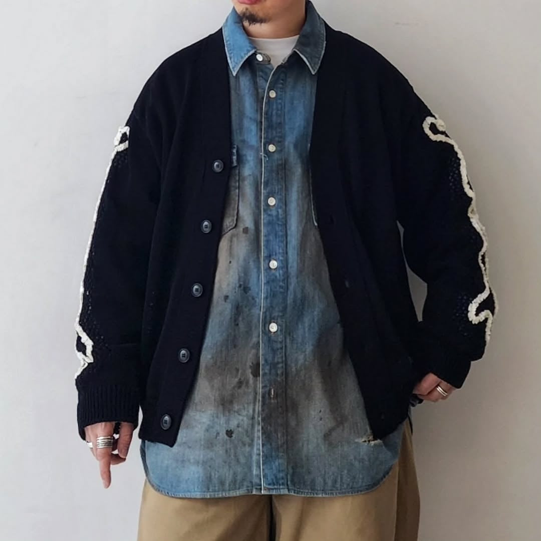 DISCOVERED / Skelton Mesh Knit