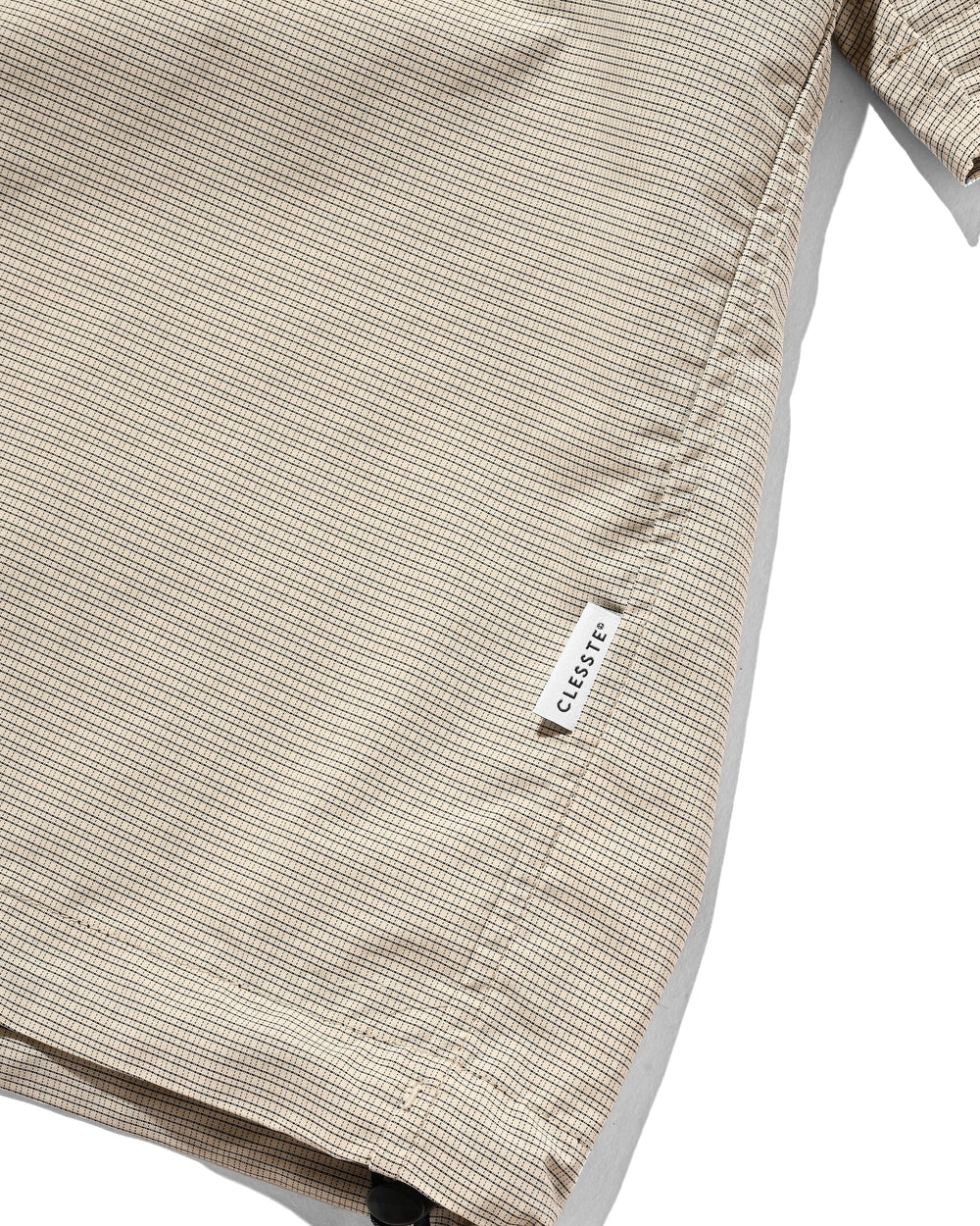 CLESSTE / Mini Plaid S/S Pullover Shirt (Beige)
