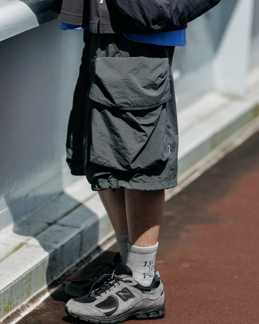 CLESSTE / Vintage Washed City Military Half Pants 002 (Faded Black)