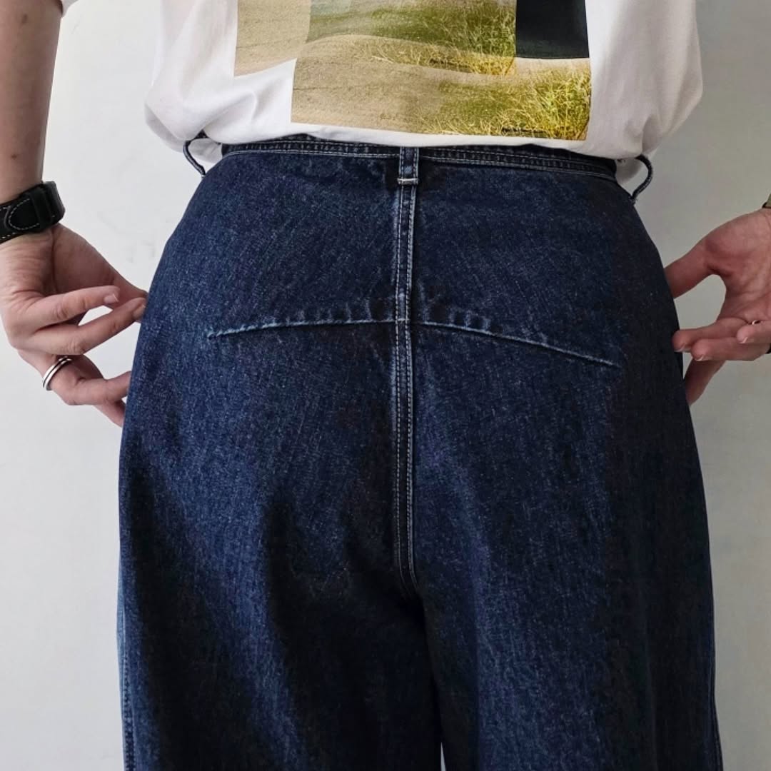 NOMAT / 2 Tone Denim Curved Pt