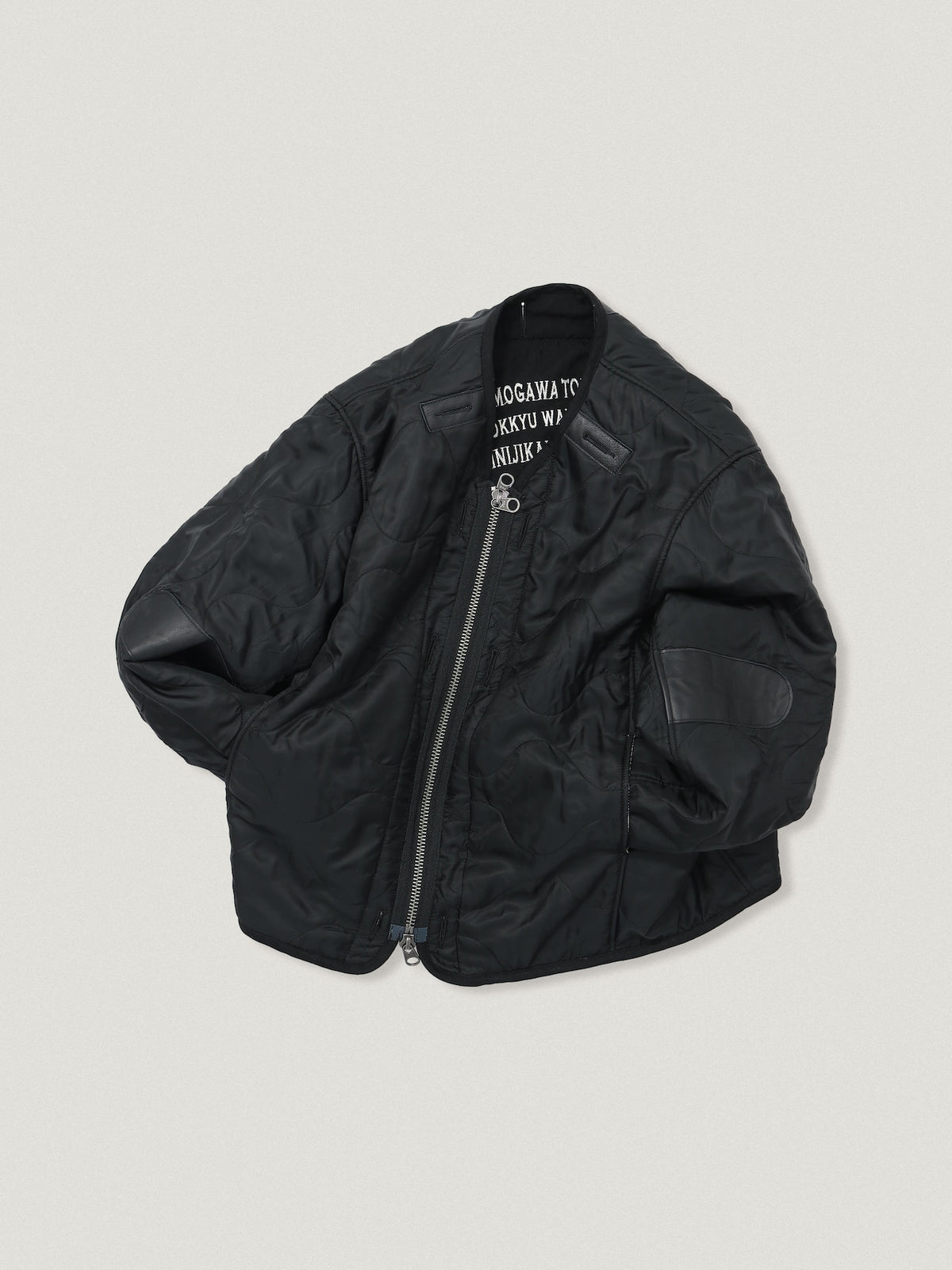 ELEPHANT TRIBAL FABRICS / Reversible Chiba Jan (Black x Black)