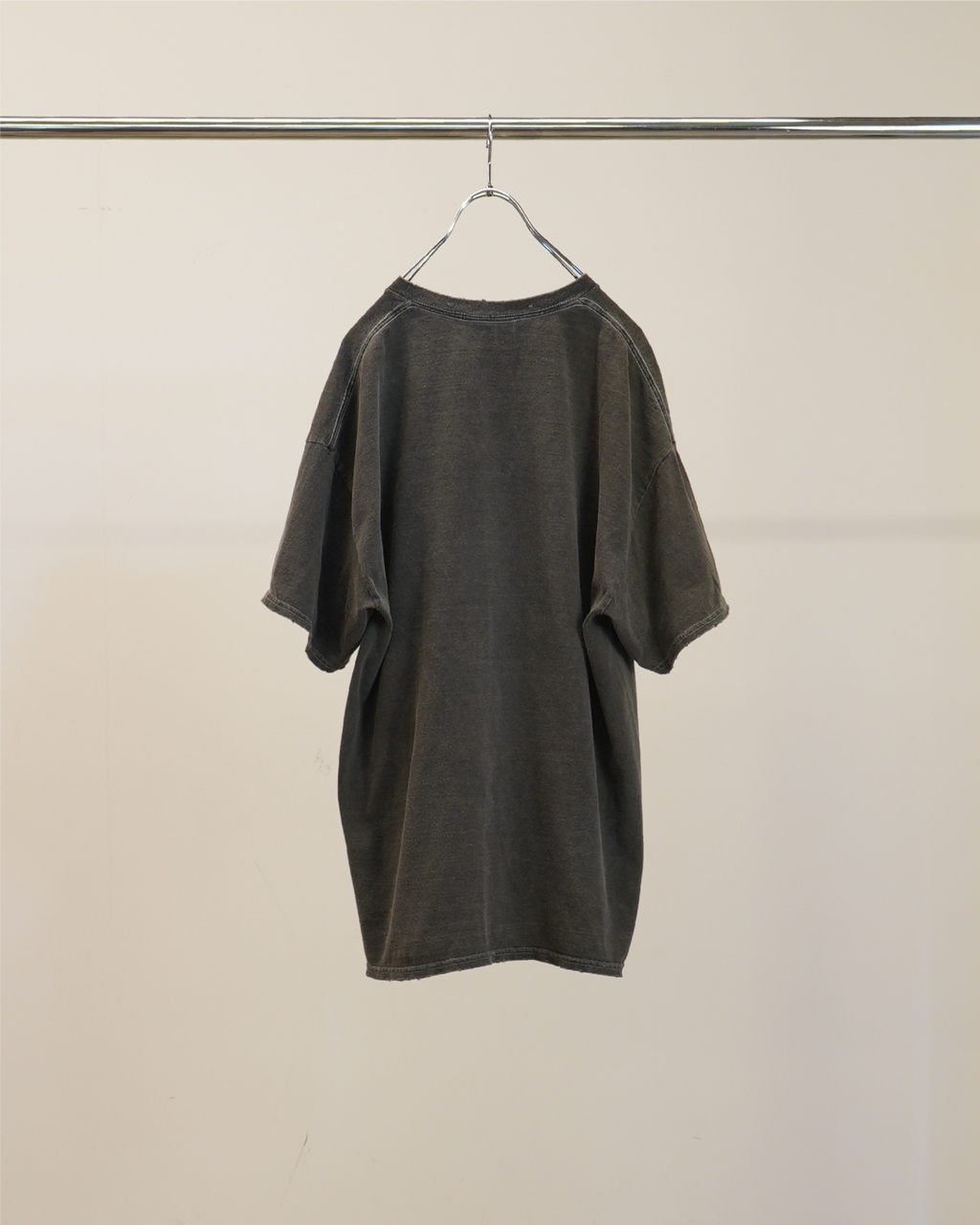 ANCELLM / Embroidery T-Shirt (Black)