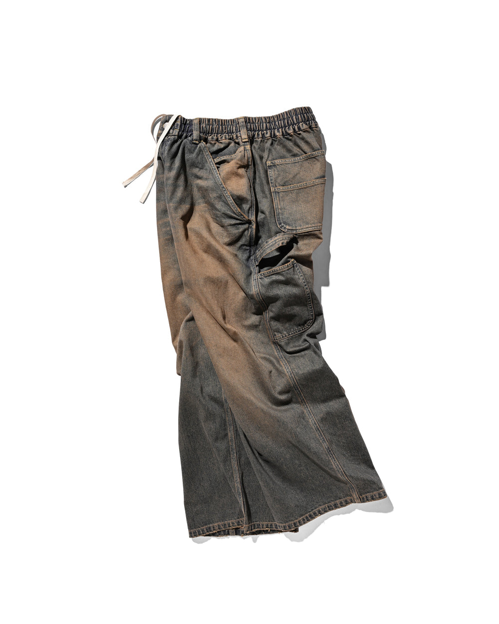 CLESSTE / Vintage Dyed Selvedge Denim Worker Pants (Vintage Brown