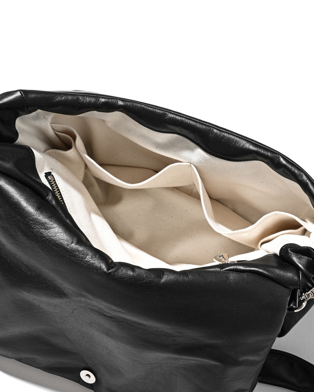 CLESSTE / Leather Padded Flap Holiday Bag