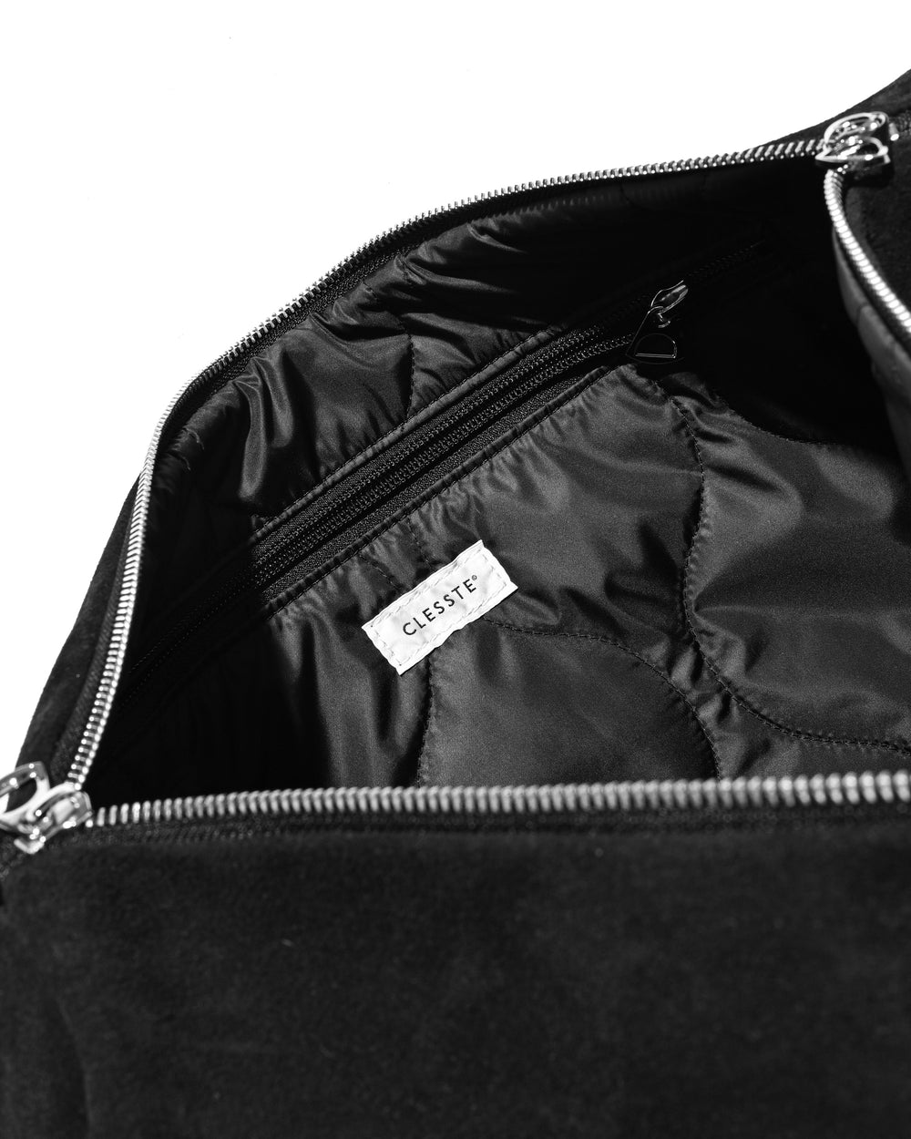 CLESSTE / Suede Day Off Bag Large (Black)