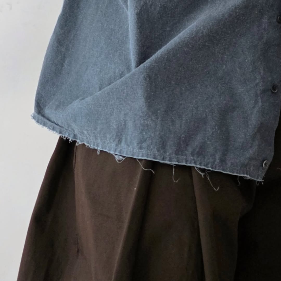 THE JEAN PIERRE / Signature 11XL Shirt (Broad)(Fade Nvy)