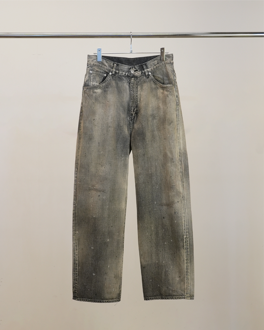 ANCELLM / #01 Midtapered 5P Denim Pants (Black)