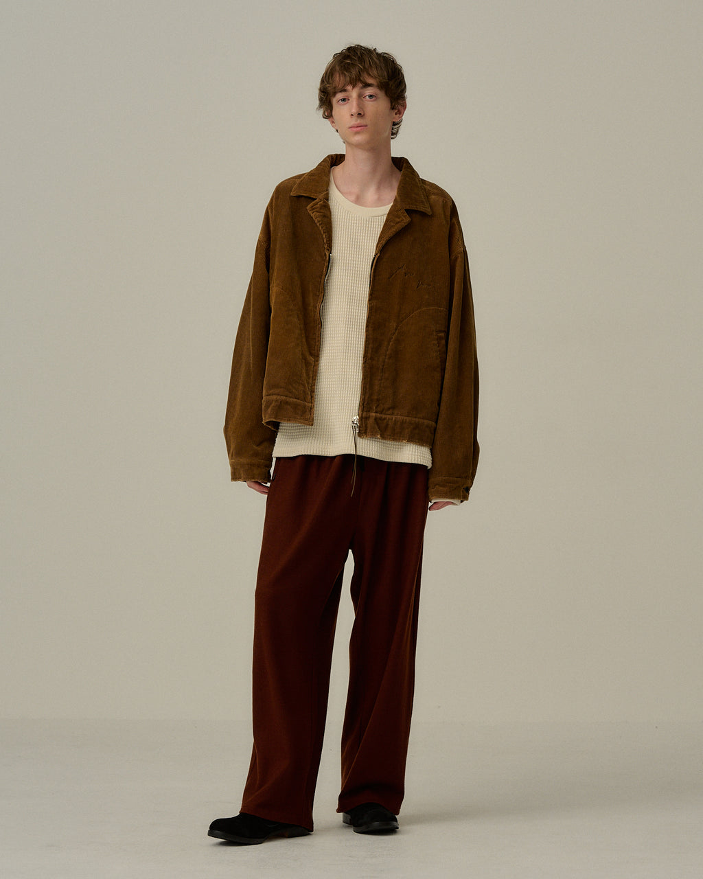 ANCELLM / Corduroy Zipup Jacket