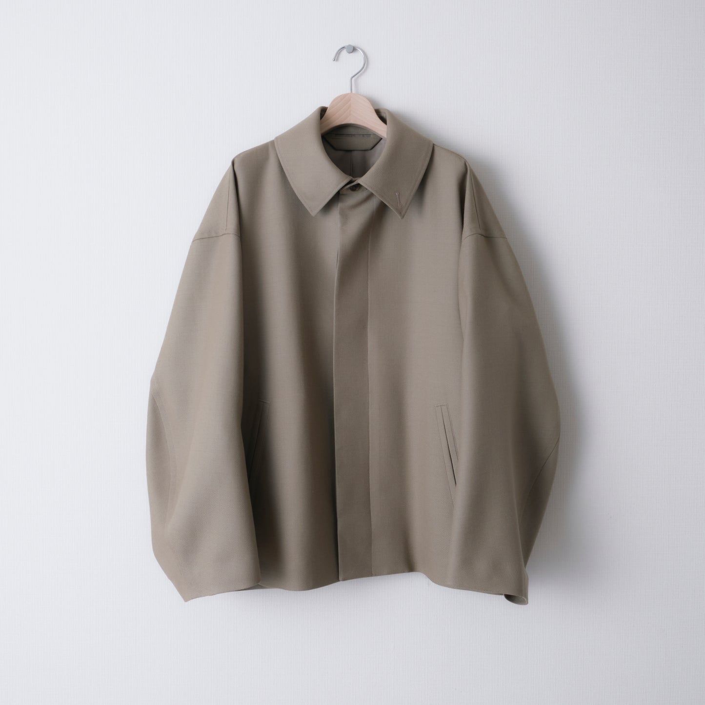 BLANC YM / Wool Oversize Short Coat