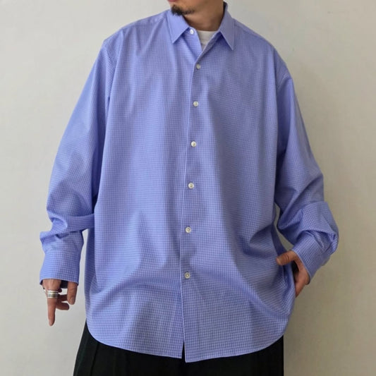 KANEMASA PHIL / 36g Atmosphere Check Shirt (Zenith Purple)