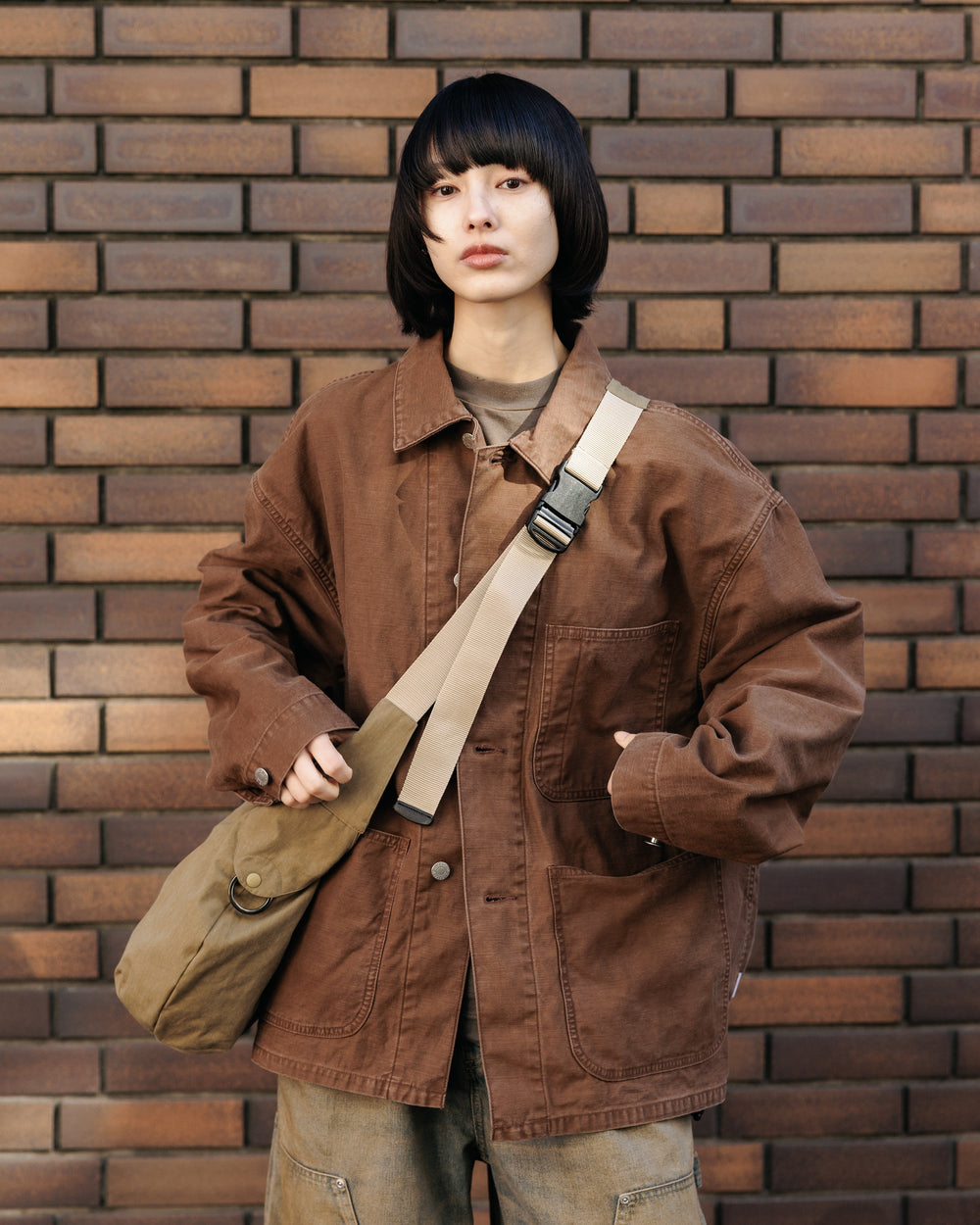CLESSTE / Vintage Effect P-41 Jacket (Brown)