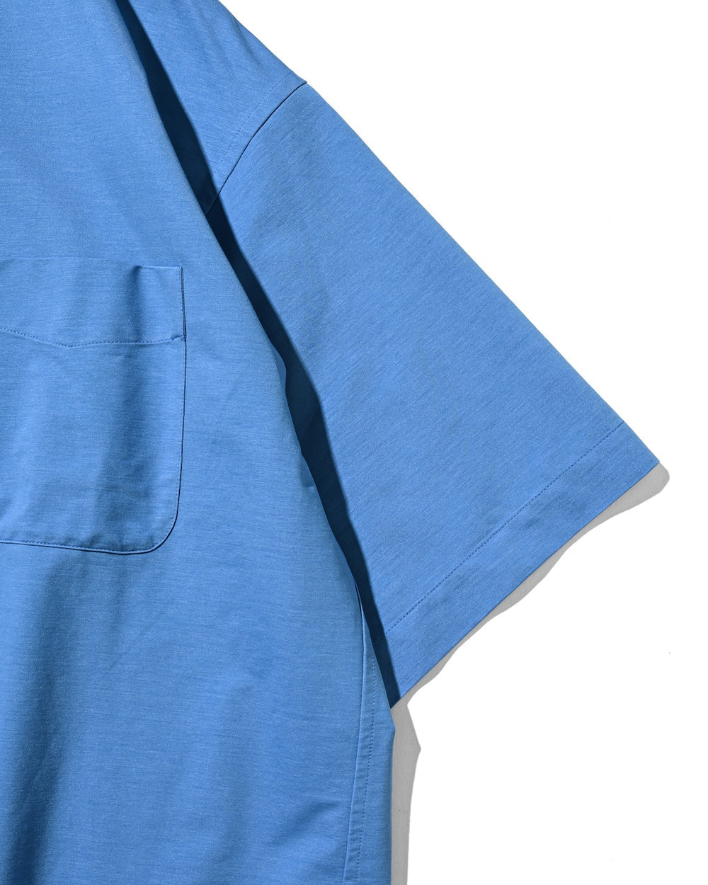 CLESSTE / 46G Knit Everyday S/S Shirt (Sax Blue)