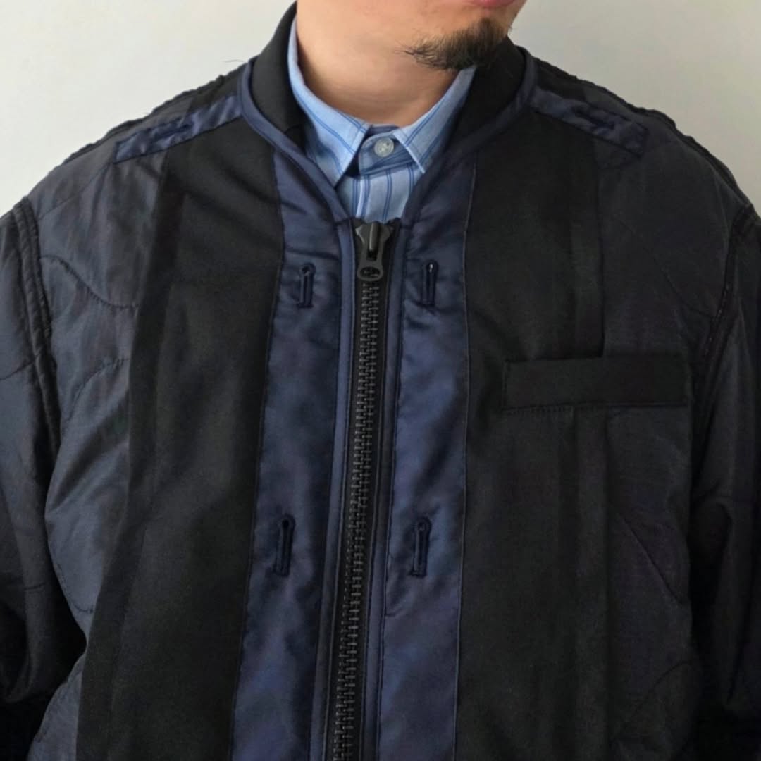 ELEPHANT TRIBAL FABRICS / Hybrid Quilting Liner (Black)