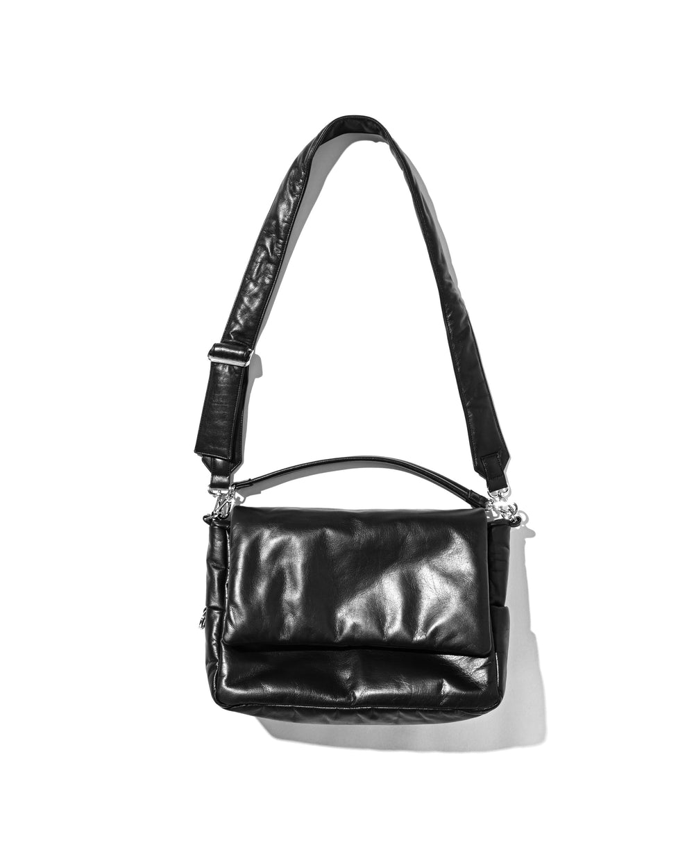 CLESSTE / Leather Padded Flap Holiday Bag