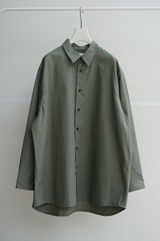 NONNOTTE / Oversized Shirt (Mulled Basil)