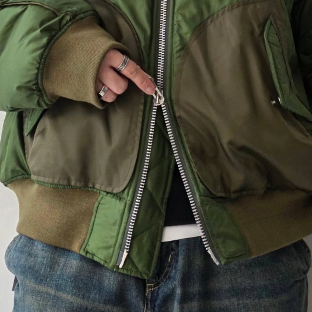 DISCOVERED / Devils Ear Hoodie Down MA-1