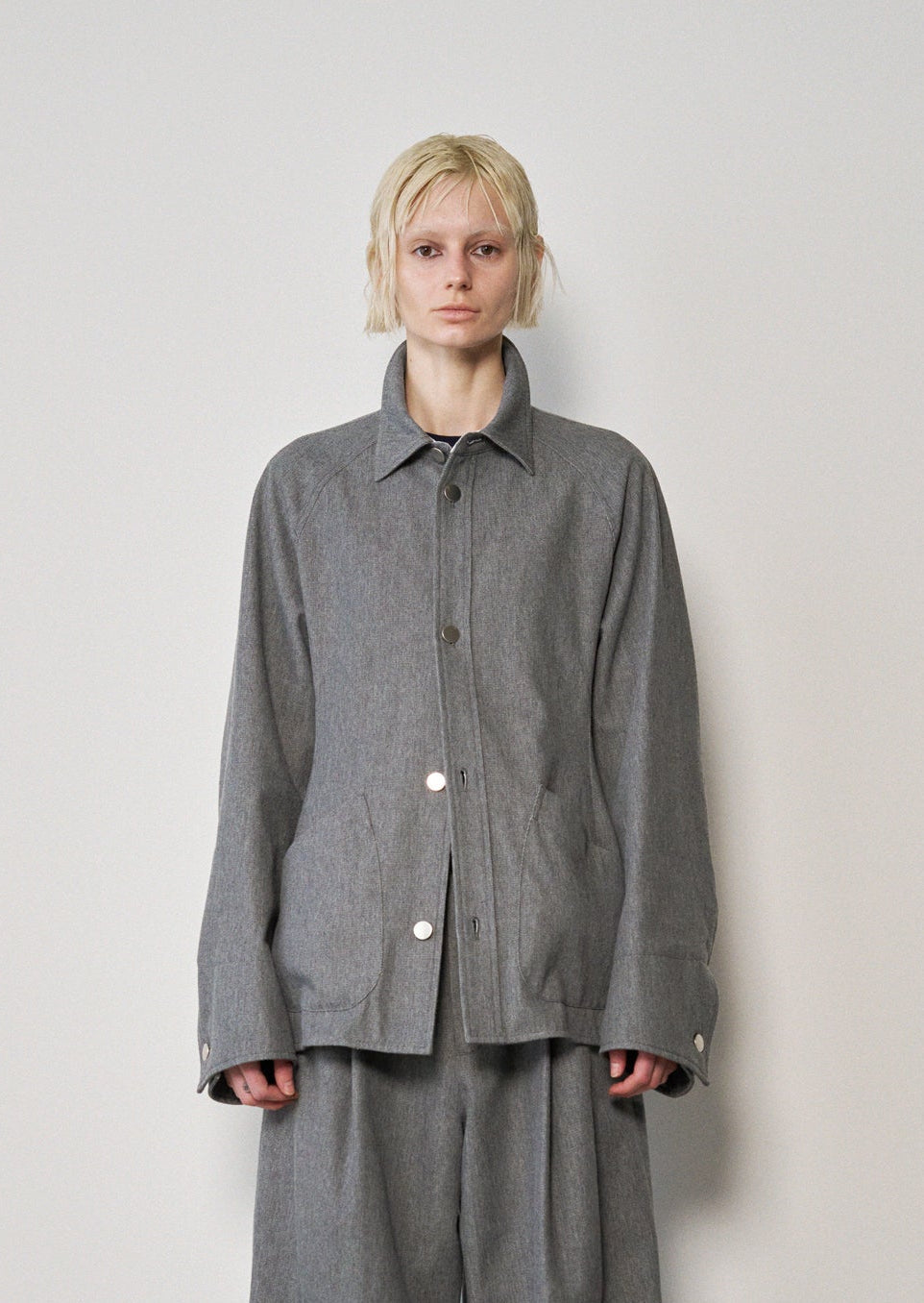 RICH I / Shape Coverall (Gray)