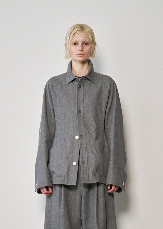 RICH I / Shape Coverall (Gray)