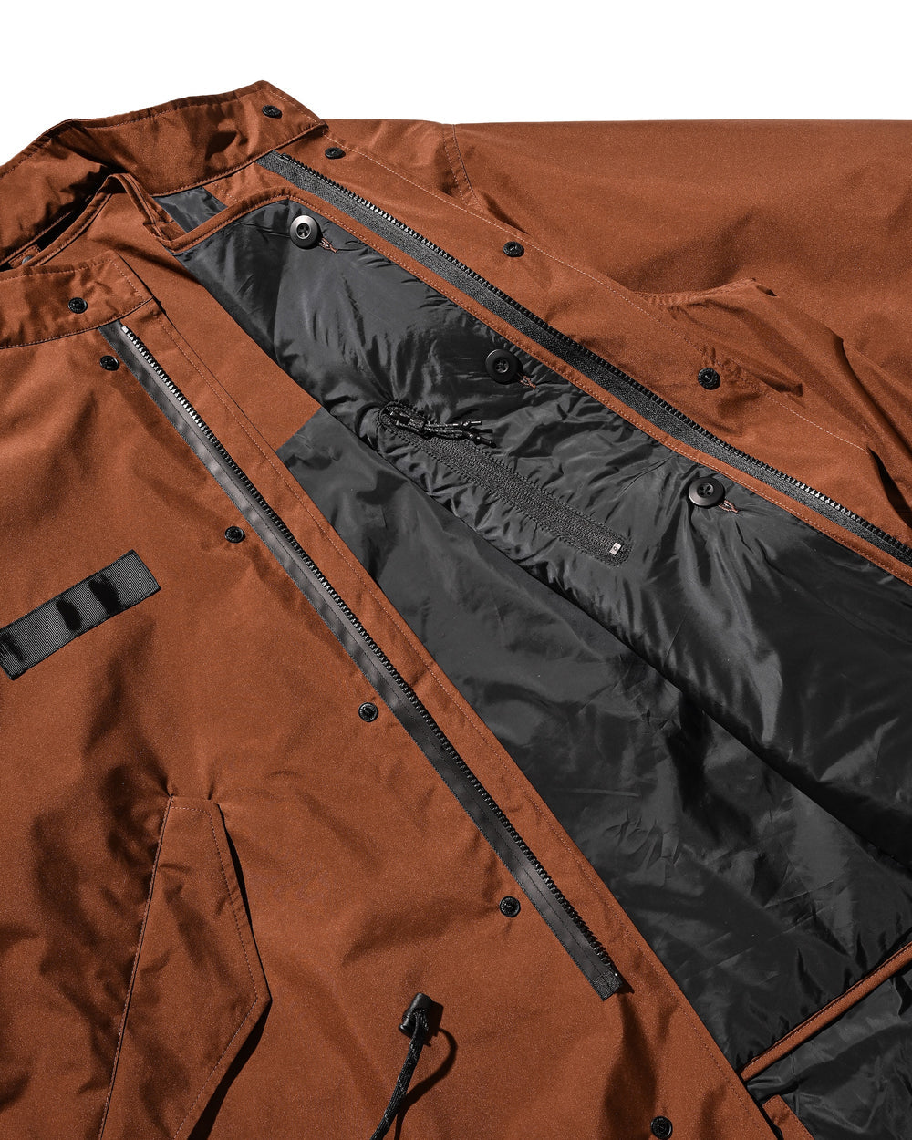 CLESSTE / +Phenix Windstopper ® By Gore-tex Labs City Fishtail Parka With Liner Jacket (Chocolate Brown)