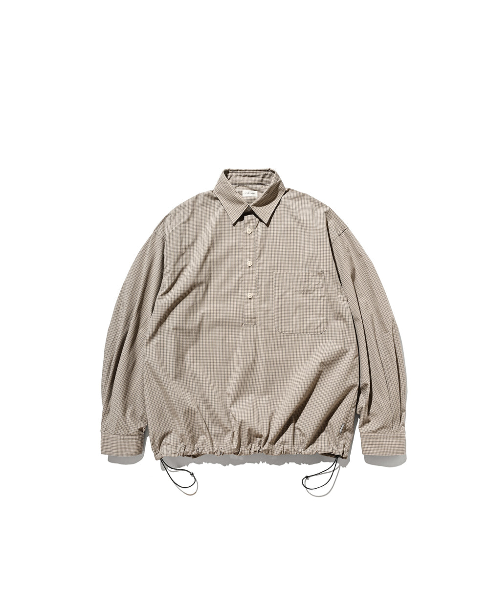 CLESSTE / Mini Plaid L/S Pullover Shirt (Beige)