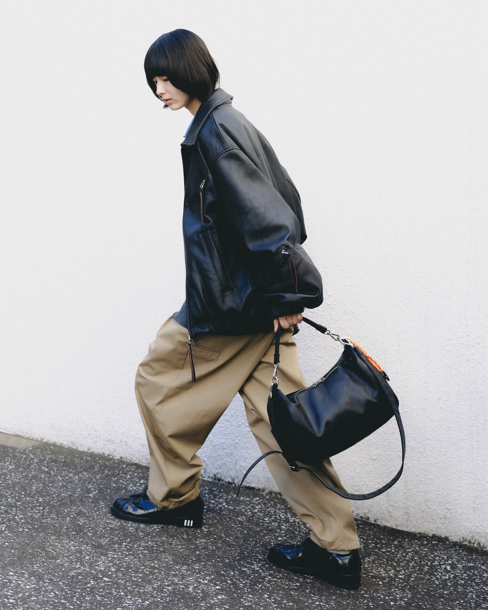 CLESSTE / Leather Day Off Bag (Black)