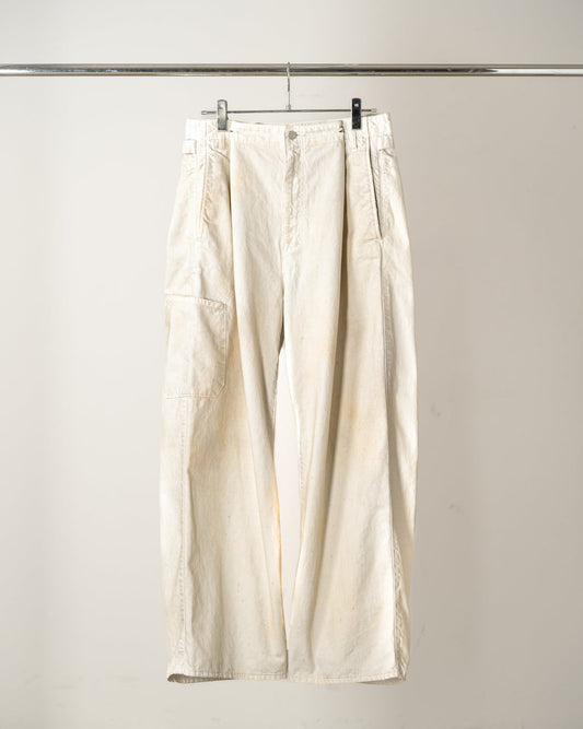 ANCELLM / Denim Painter Pants (G.White)