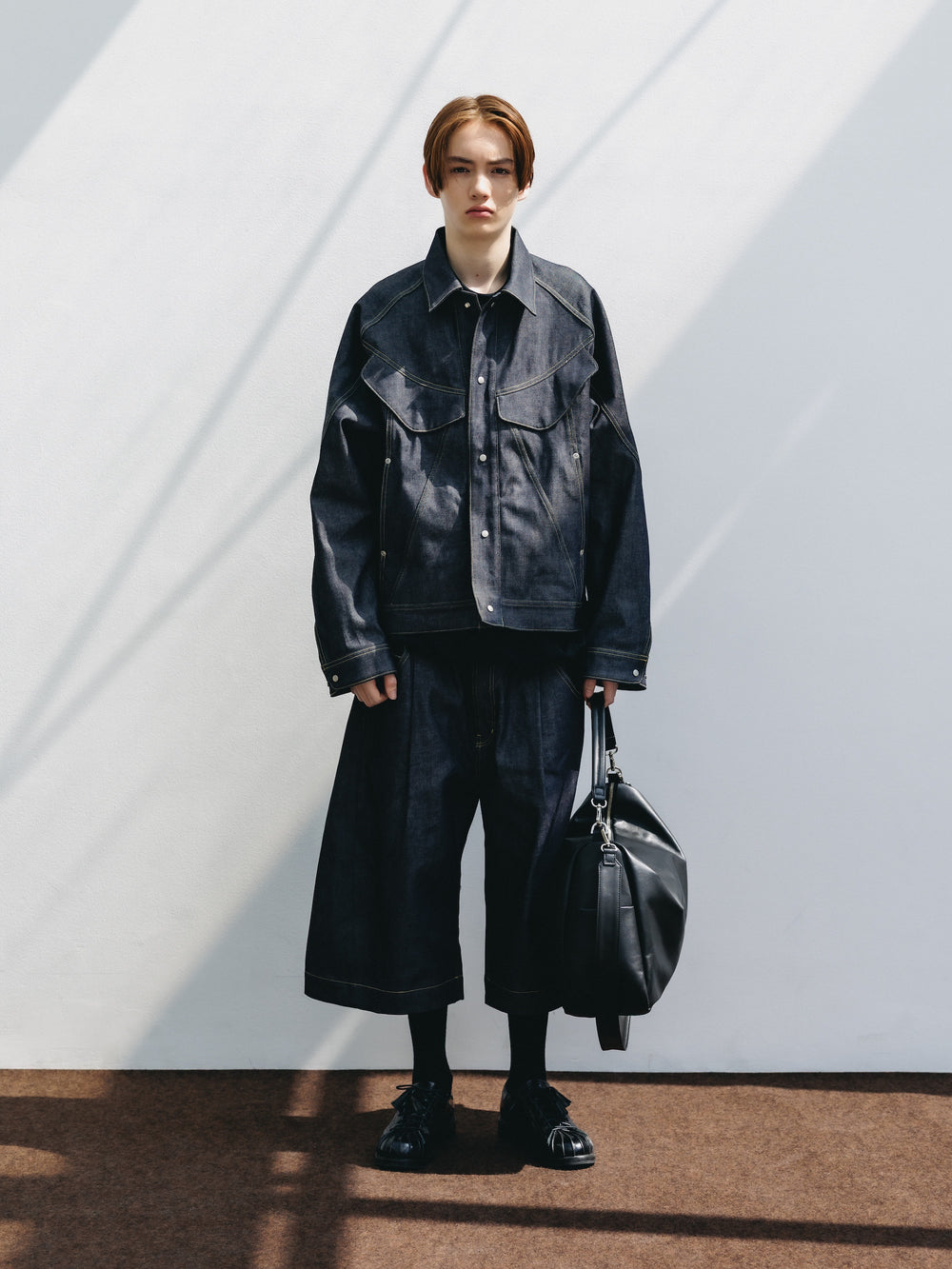 CLESSTE / Leather Day Off Bag Large (Black)