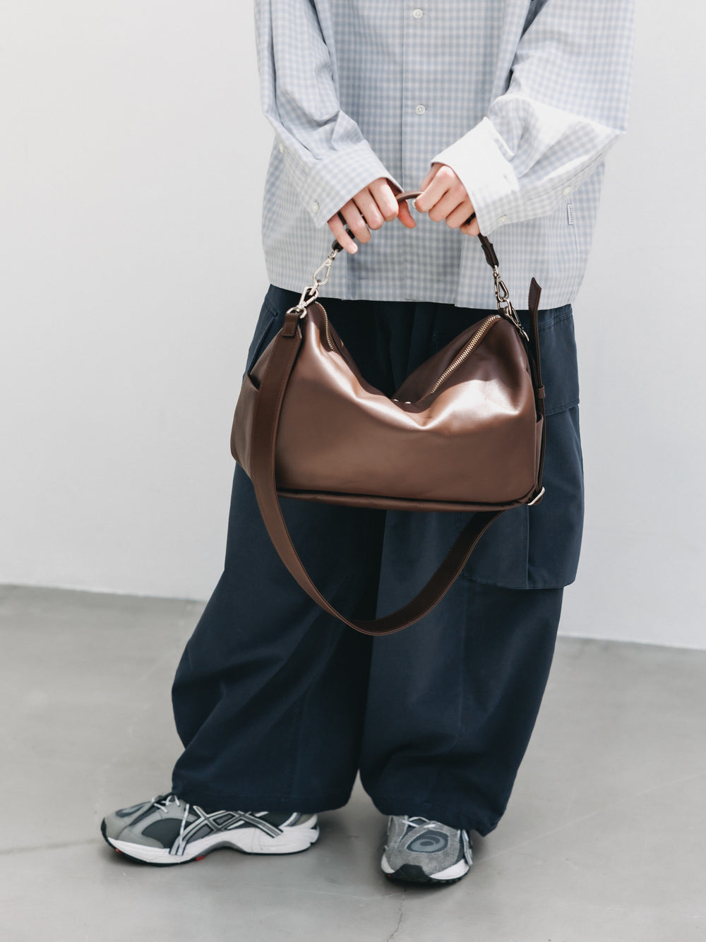 CLESSTE / Leather Day Off Bag (Brown)