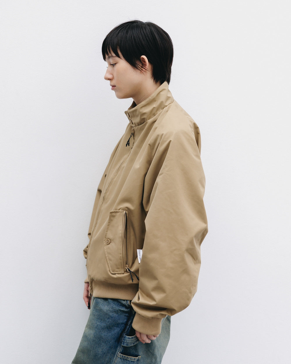 CLESSTE / +Phenix Windstopper® By Gore-Tex Labs Twill City Harrington Jacket (Carmel Beige)