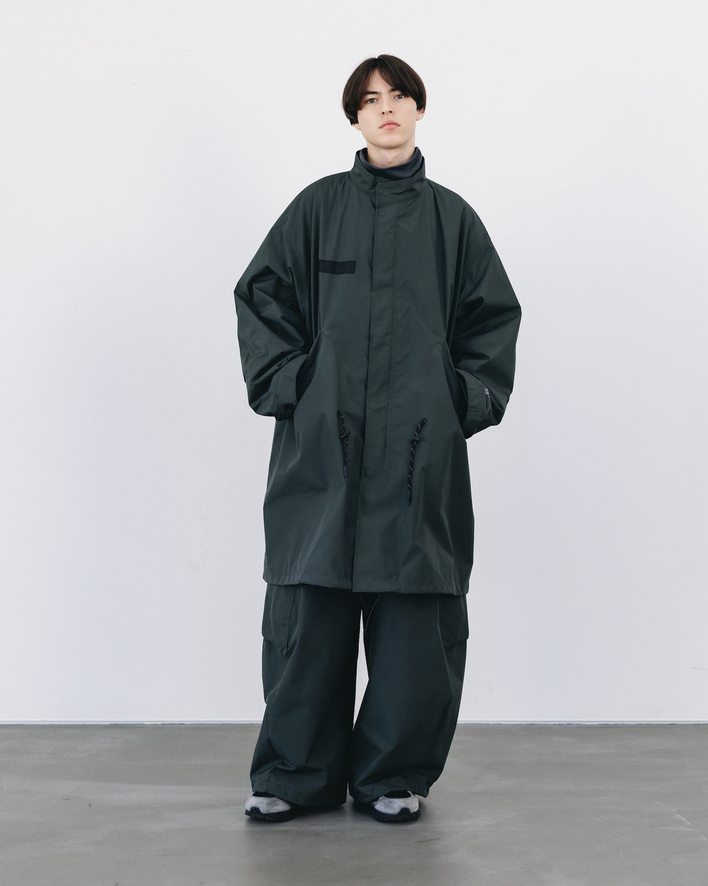 CLESSTE / +Phenix Windstopper ® By Gore-tex Labs City Fishtail Parka With Liner Jacket (Asphalt Gray)