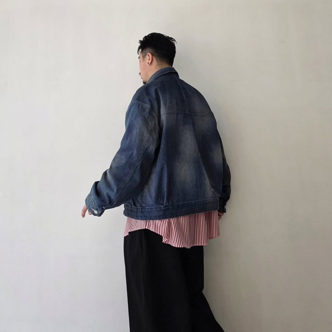 ANCELLM / Denim Zipup Jacket (Indigo)