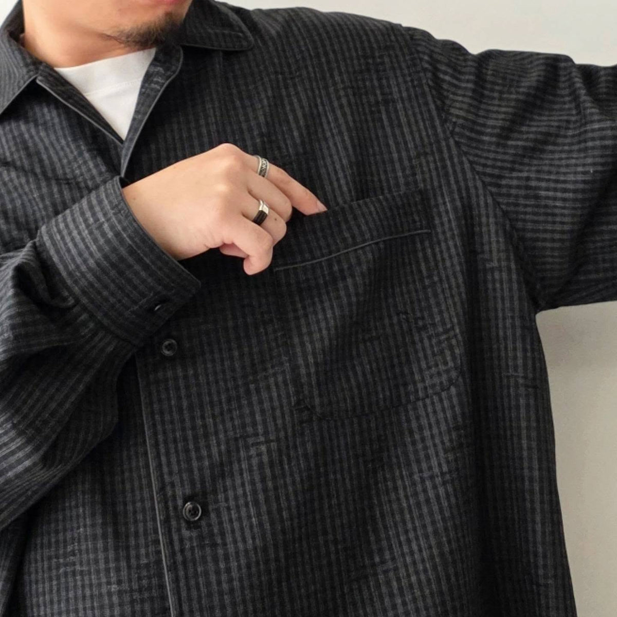 NONNOTTE / Dormeuse Shirt (Trace Bird Plaid)