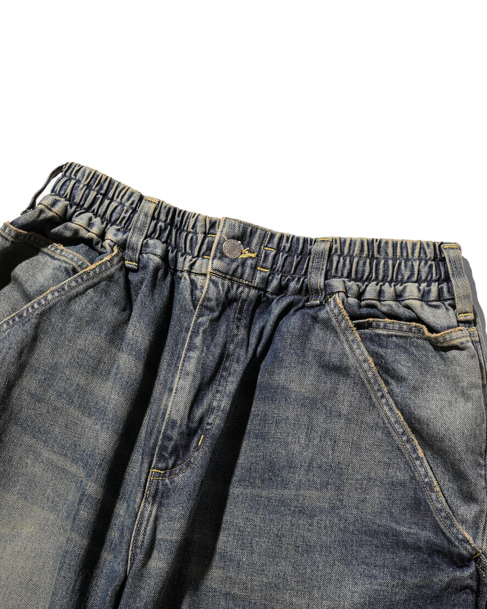CLESSTE / Vintage Dyed Selvedge Denim Worker Pants (Vintage Indigo)