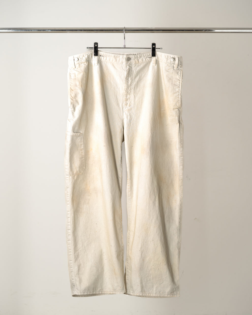 ANCELLM / Denim Painter Pants (G.White)