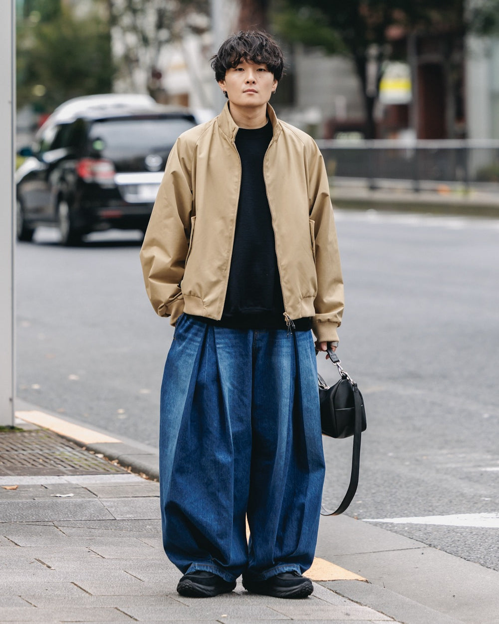 CLESSTE / +Phenix Windstopper® By Gore-Tex Labs Twill City Harrington Jacket (Carmel Beige)