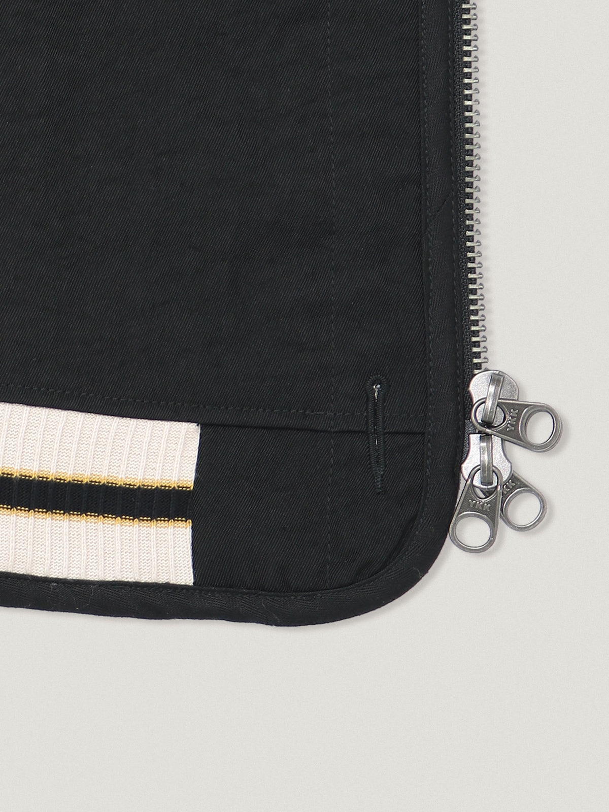 ELEPHANT TRIBAL FABRICS / Reversible Chiba Jan (Black x Black)