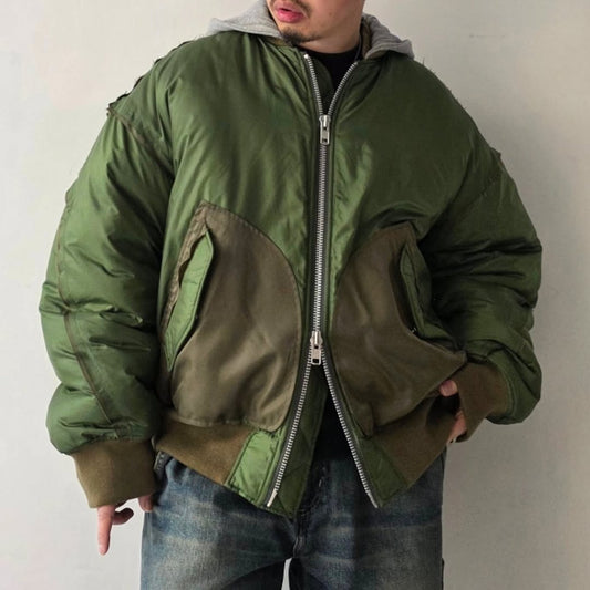 DISCOVERED / Devils Ear Hoodie Down MA-1