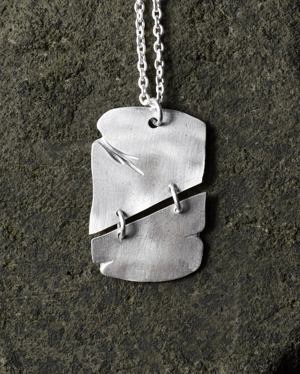 GIFT HAND / Mechanical Necklace 06 - 925 Sterling Silver