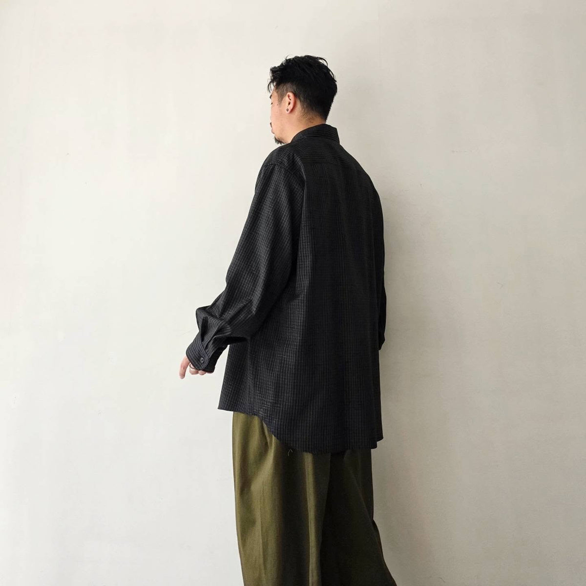 NONNOTTE / Dormeuse Shirt (Trace Bird Plaid)